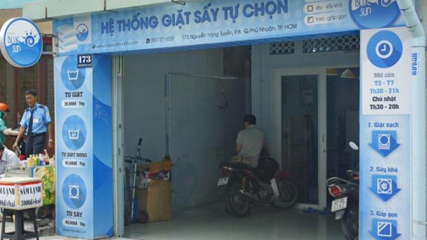 Làm biển quảng cáo giặt là tại Hải Phòng