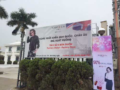 Biển hộp đèn in backlist film công ty Nam & Co