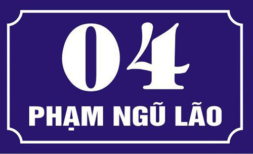 Làm biển số nhà giá rẻ tại Hải Phòng