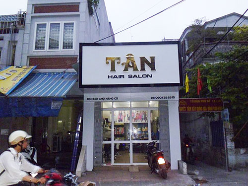Làm biển quảng cáo Salon tóc tại Hải Phòng