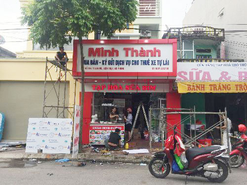 Biển quảng cáo Alumech Minh Thành