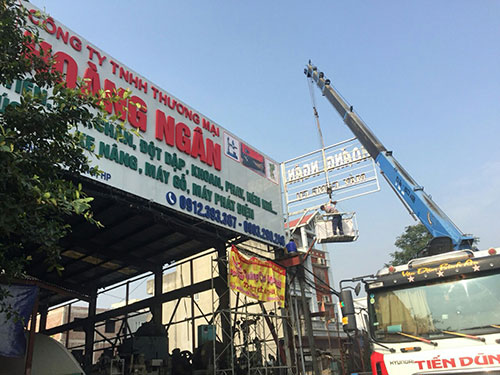 Biển công ty Hoàng Ngân Hải Phòng