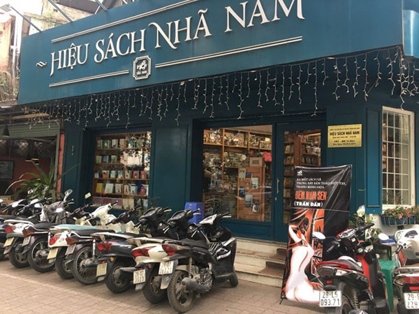 Biển quảng cáo hiệu sách tại Hải Phòng