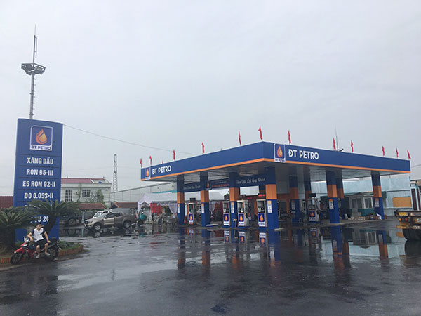 Công trình cây xăng Hương Phát tại KCN Tràng Duệ