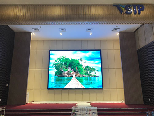 Màn hình Led khu nhà điều hành Vsip Thủy Nguyên