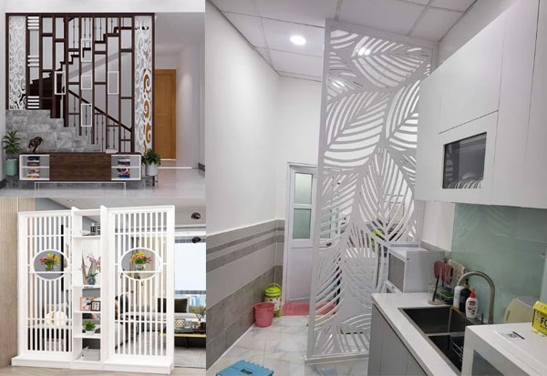 Cách hóa giải hướng phòng tắm sai phong thủy bằng vách ngăn phòng