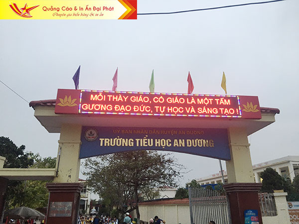 Bảng điện tử trường tiểu học An Dương