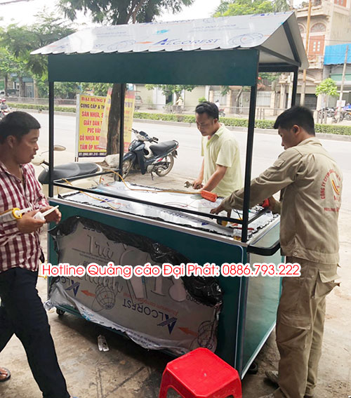 Làm xe đẩy bán hàng tại Hải Phòng