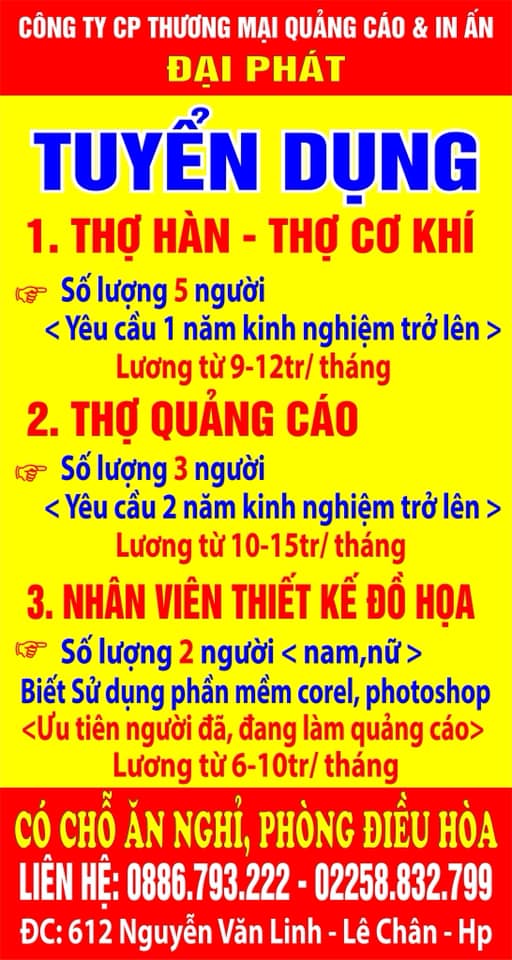 Tuyển dụng nhân viên