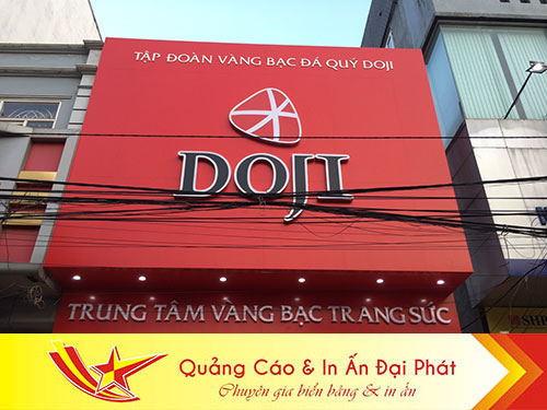 Tiệm vàng tại Hải Phòng nên sử dụng loại biển quảng cáo nào?