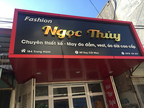 Biển hiệu Fashion Ngọc Thủy Hải Phòng