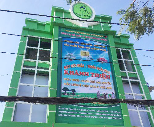Biển hộp đèn Công ty Khánh Thiện