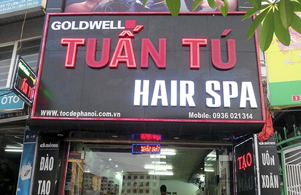 Mẫu biển quảng cáo Spa đẹp miễn chê