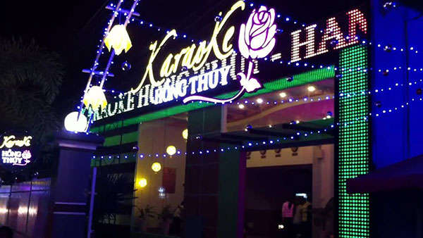 Thi công biển quảng cáo quán Karaoke tại Hải Phòng