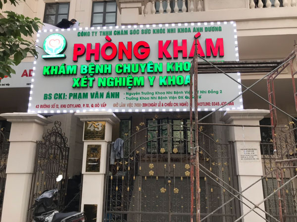 Quy định chung khi treo biển hiệu cho phòng khám