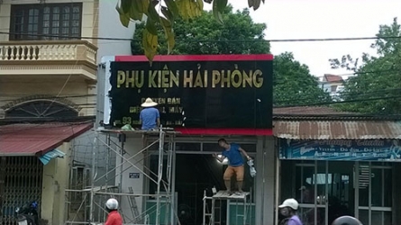 Bảng hiệu cửa hàng phụ kiện điện thoại Hải Phòng
