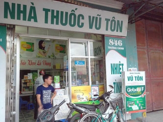Thi công biển bạt hiệu thuốc Vũ Tôn Hải Phòng